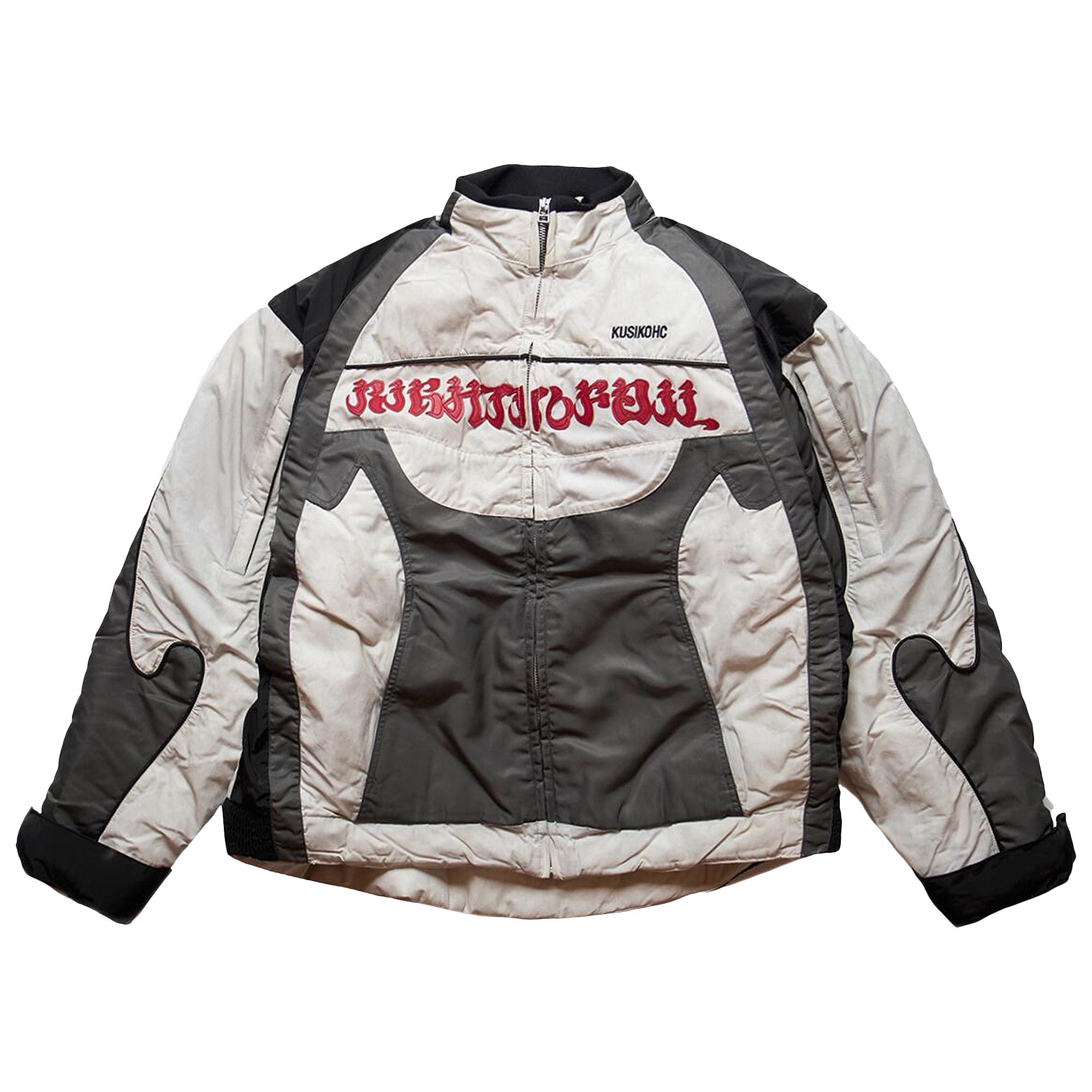 Buy KUSIKOHC Rider Padded Jacket 'Grey' - KUF4MJ05AP T1374 813 | GOAT