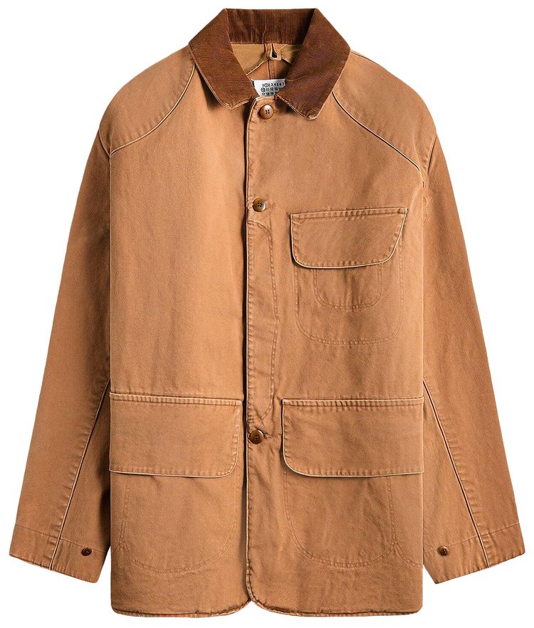 Maison Margiela Canvas Multipocket Long Jacket Beige