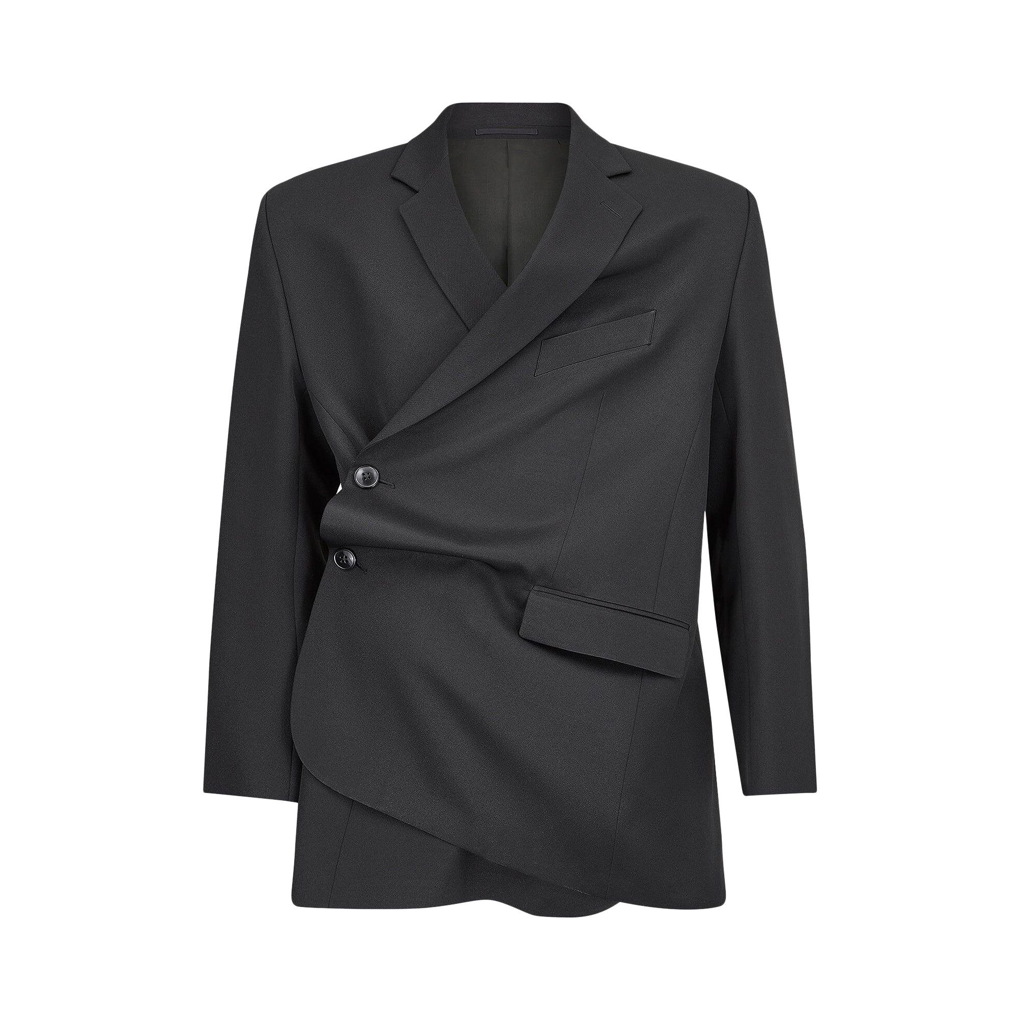 Buy Martine Rose Oversized Wrap Blazer 'Black' - CMRSS23 332 BLAC