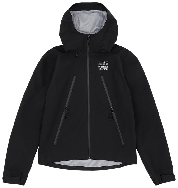 MM6 Maison Margiela x Salomon Hooded Zip Jacket Black