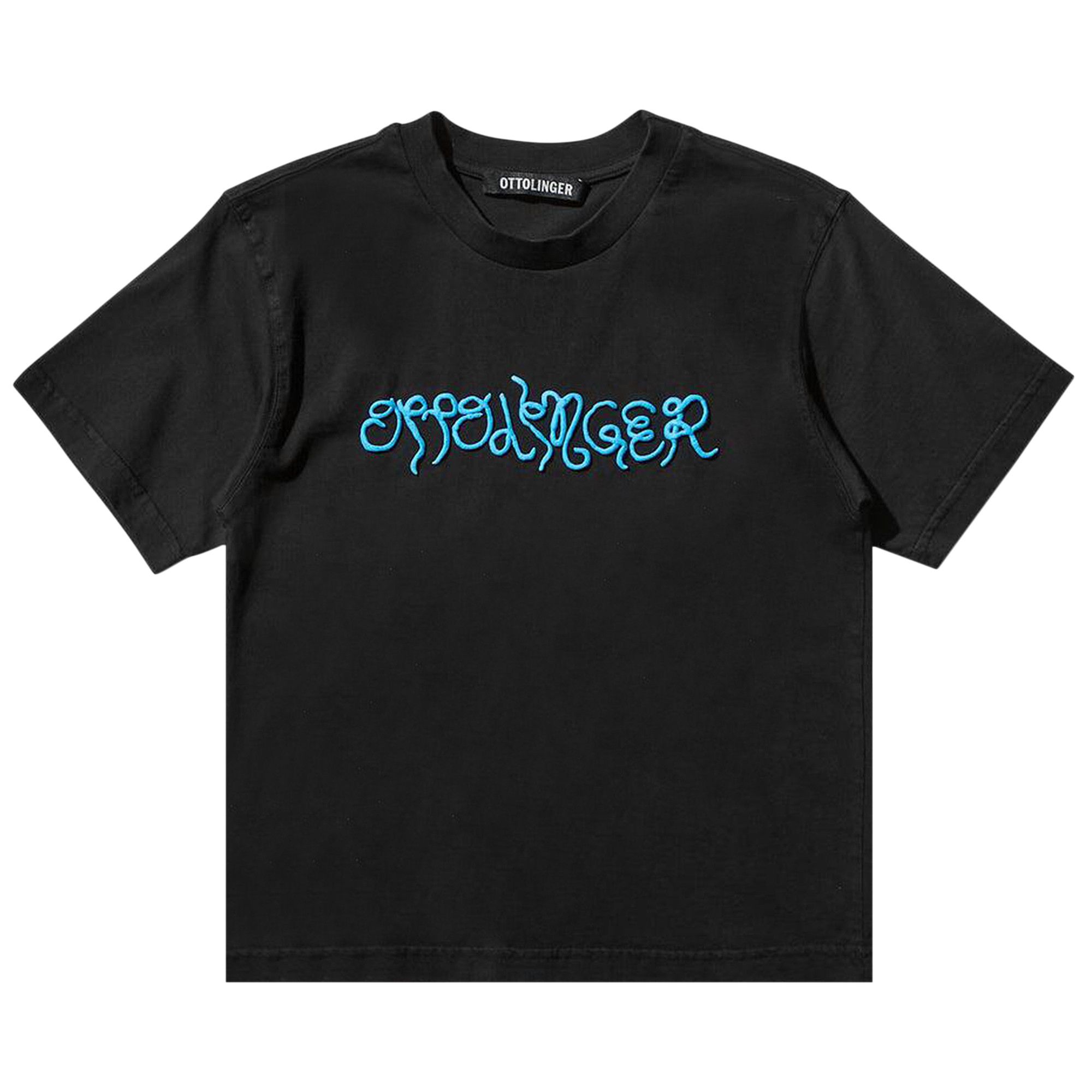 Buy Ottolinger Fitted Puffy Logo T-Shirt 'Black' - 1150103921
