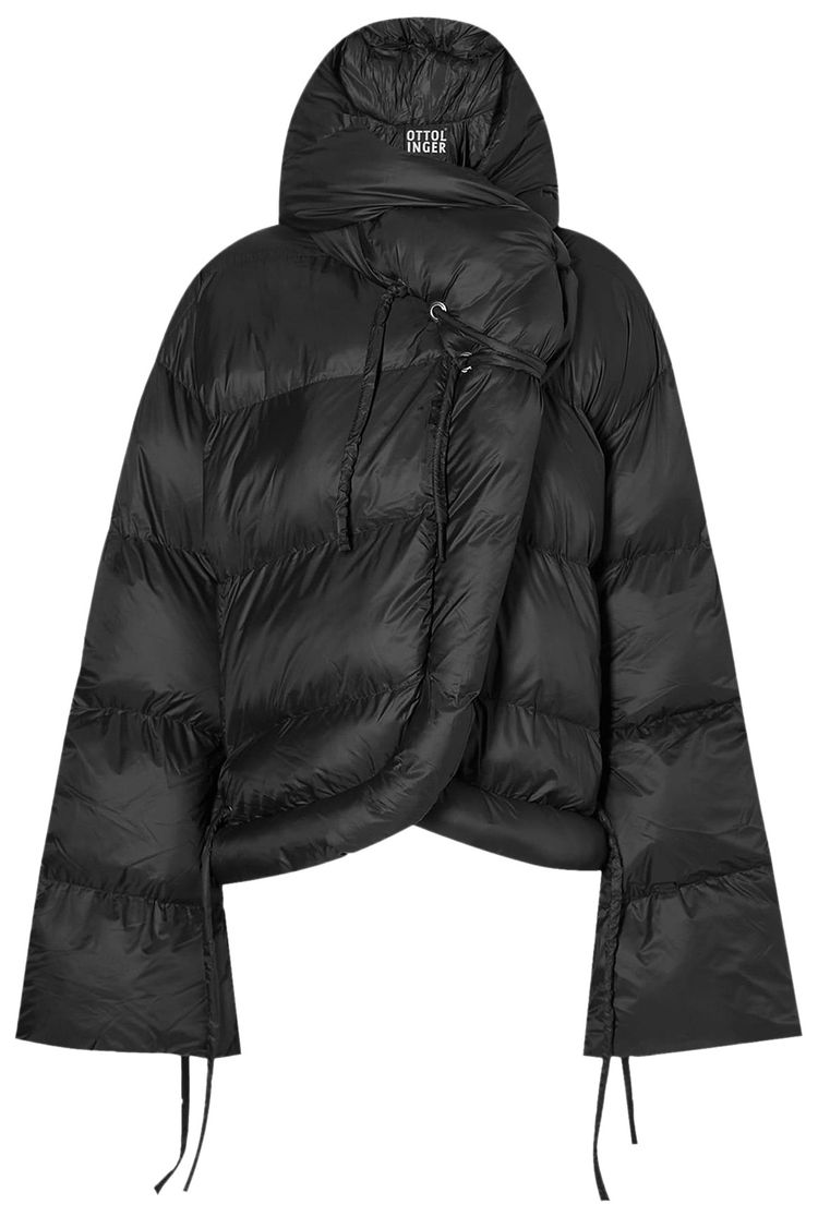 Ottolinger Woven Puffer Jacket Black
