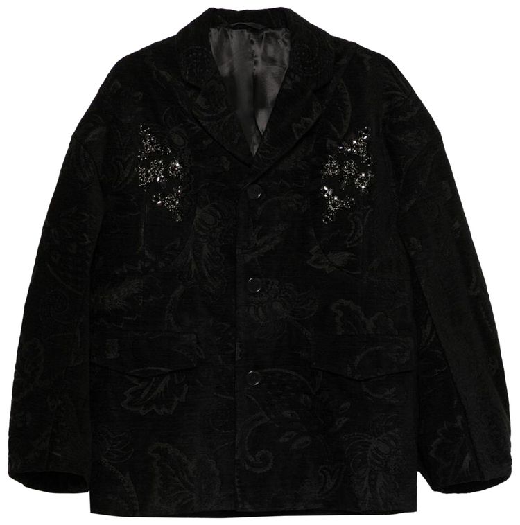 Simone Rocha Boxy Armour Jacket Black