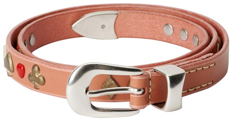 Our Legacy Card Deck Belt Pink