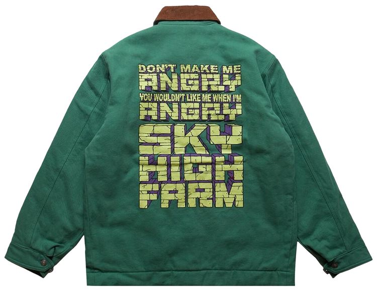 Sky High Farm Workwear Angry Chore Coat Green