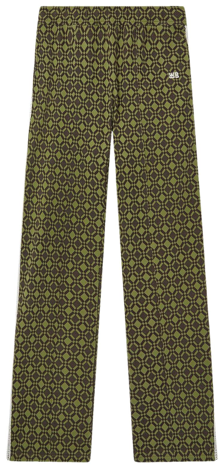 Wales Bonner Patterned Power Track Pants Brown