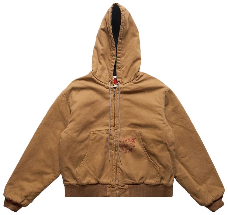 Sky High Farm Workwear SH4U Hooded Work Jacket Natural