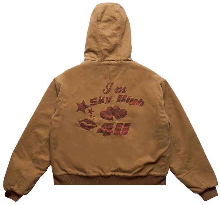 Sky High Farm Workwear SH4U Hooded Work Jacket Natural