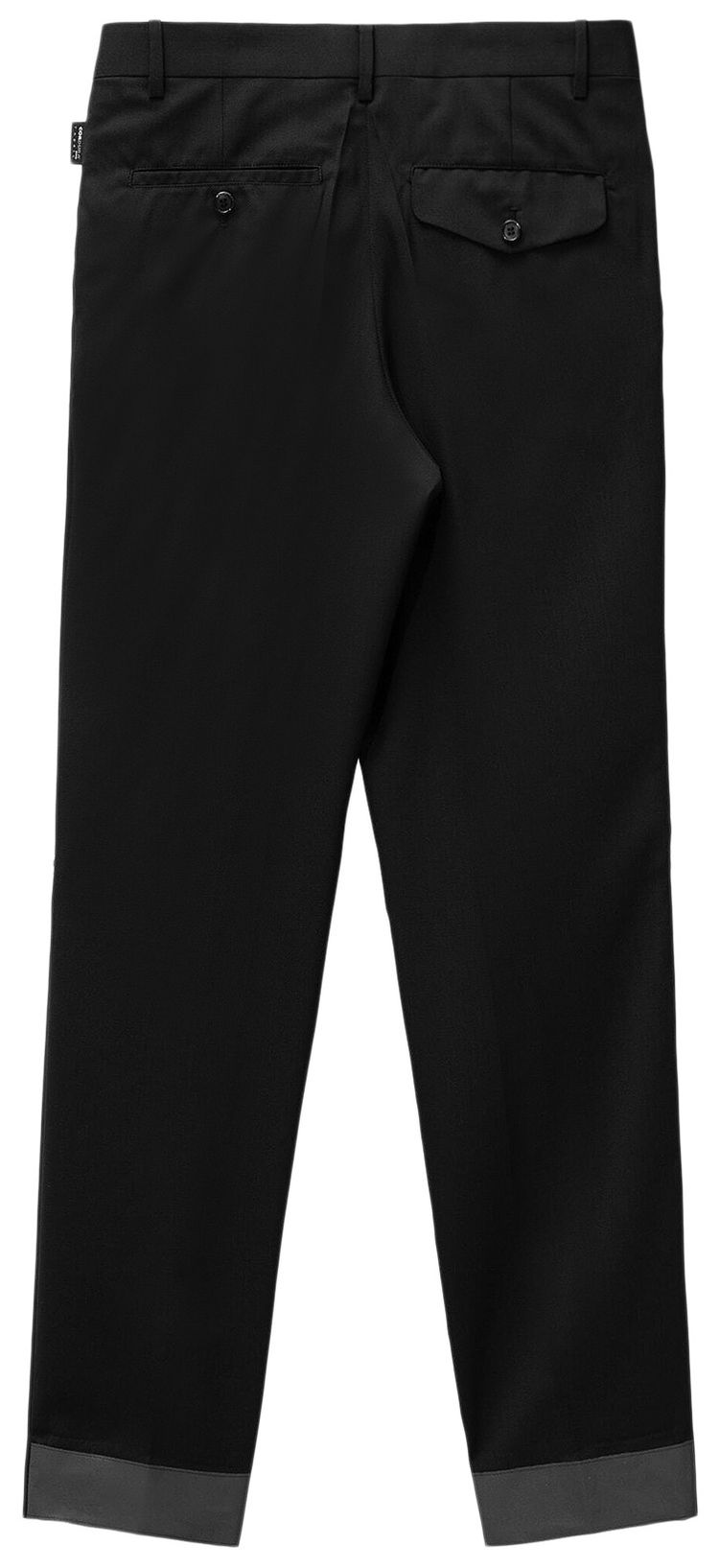 Undercover Ring Detail Cropped Pants Black