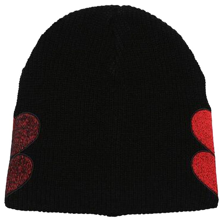 Undercover Heart Beanie Black
