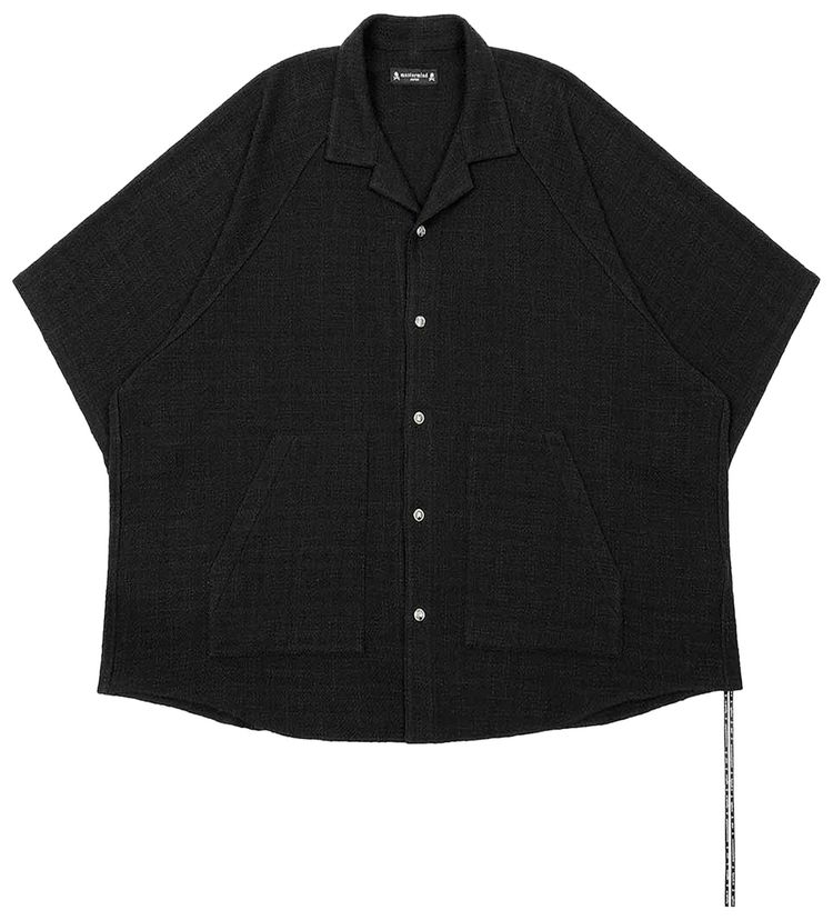 Mastermind Big Tweed Short Sleeve Shirt Black