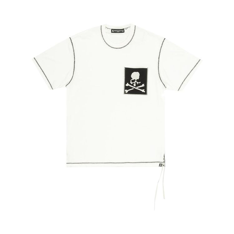 Mastermind Cross Stitch Tee White