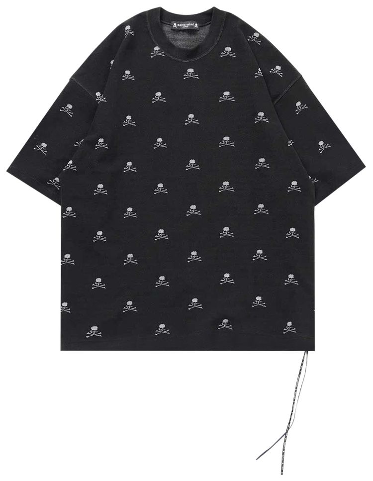Mastermind Skull Monogram Pile Short Sleeve Tee Black