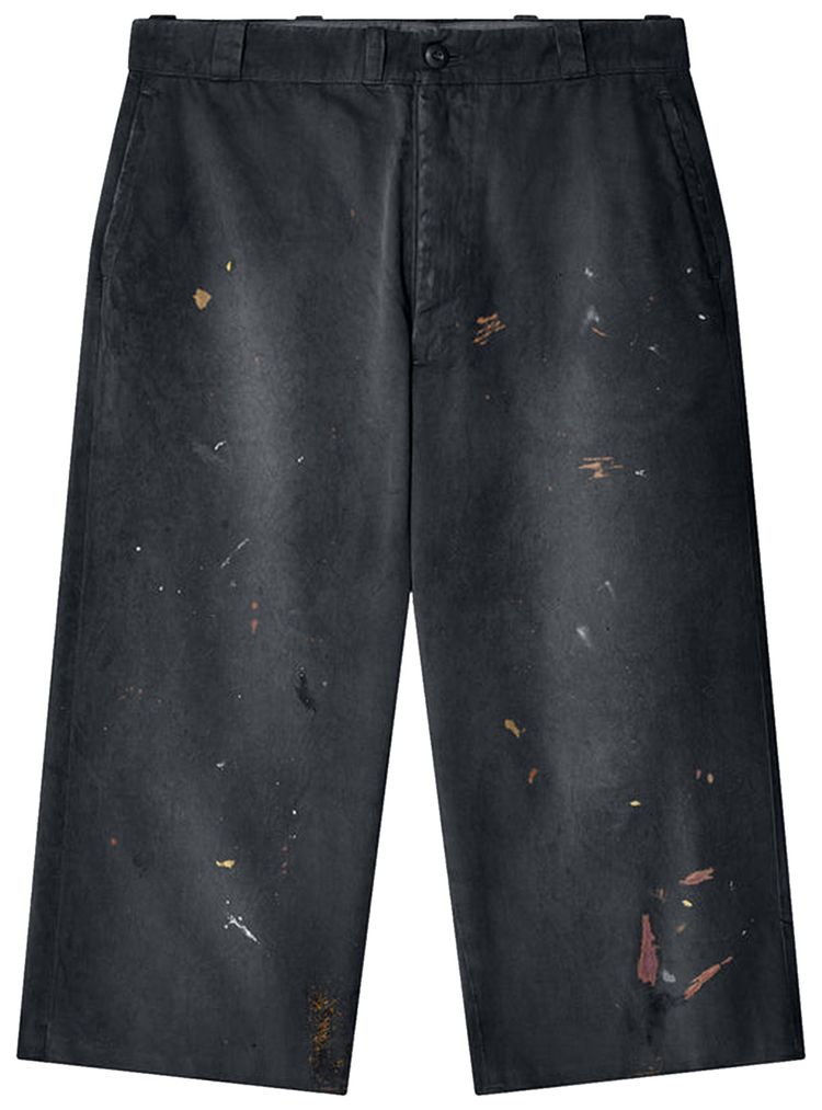 MM6 Maison Margiela Gabardine Shorts Black