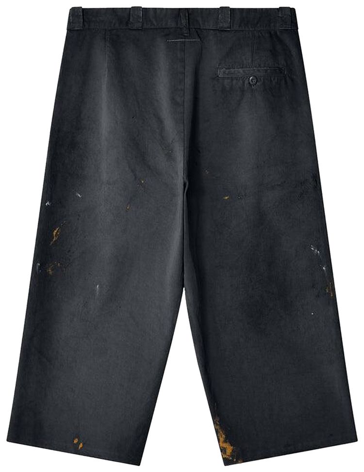 MM6 Maison Margiela Gabardine Shorts Black