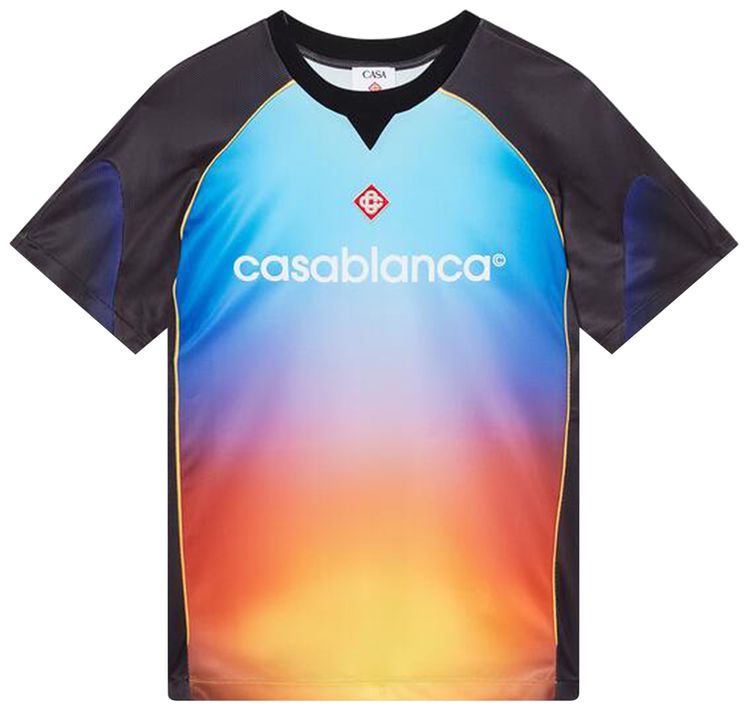 Casablanca Printed Football Top Gradient