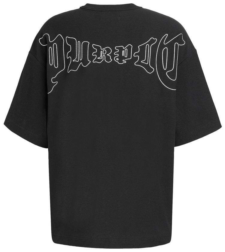 PURPLE BRAND Arched Gothic Tee Black