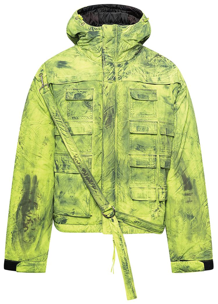 Aris Tatalovich Oversized Work Jacket Green