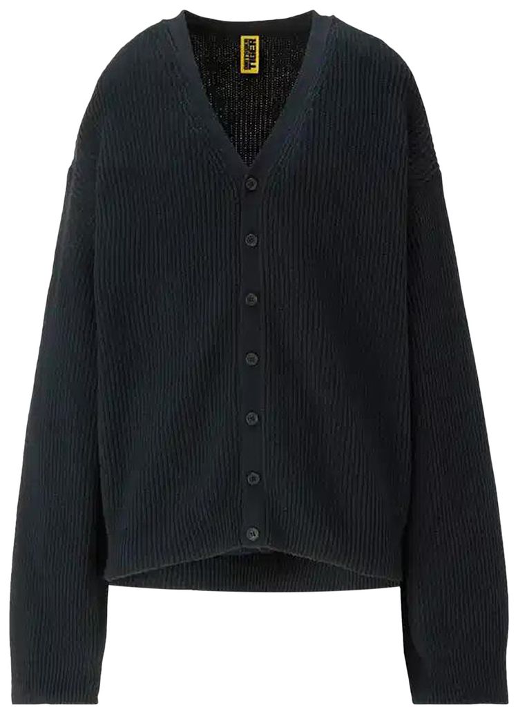 Comme des Garcons Homme Plus Cropped Mohair Cardigan Black