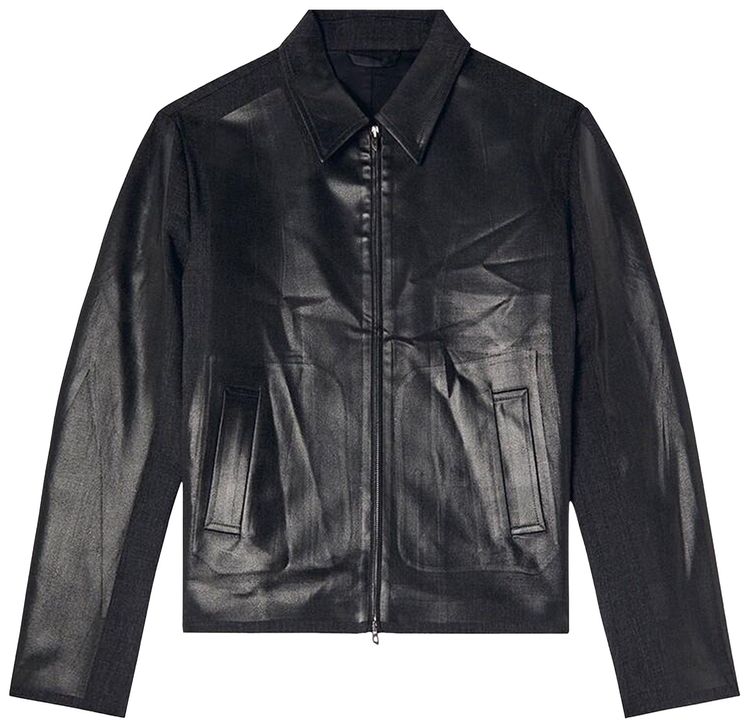 Diesel Wool Zip Jacket Grey