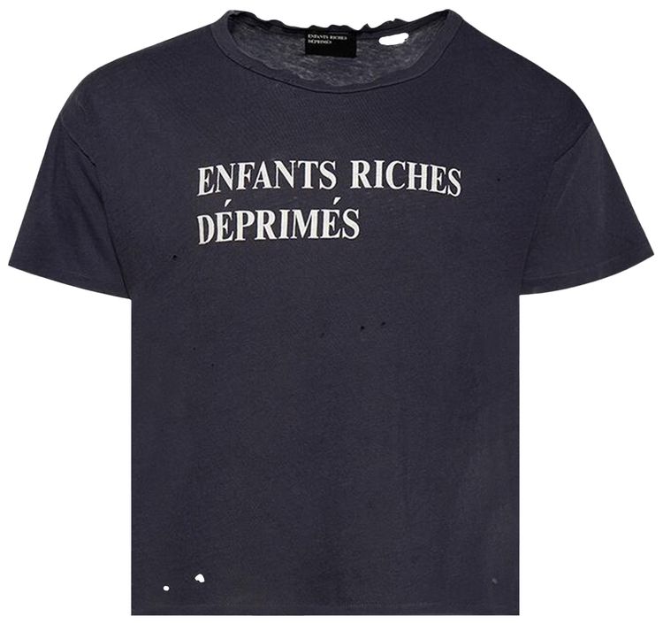 Enfants Riches Deprimes Classic Logo T Shirt Purple