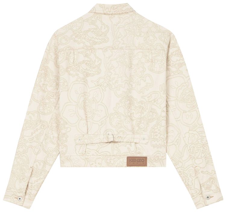 Kenzo x Verdy Trucker Jacket Rinse White Denim