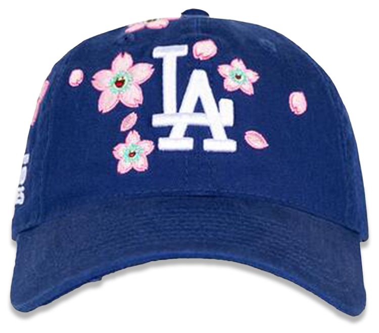 New Era x Takashi Murakami x MLB World Tour Tokyo Series 2025 New Era 9TWENTY Dodgers Strapback Hat Blue