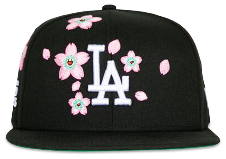 New Era x Takashi Murakami x MLB World Tour Tokyo Series 2025 New Era 59FIFTY Dodgers Fitted Hat Black