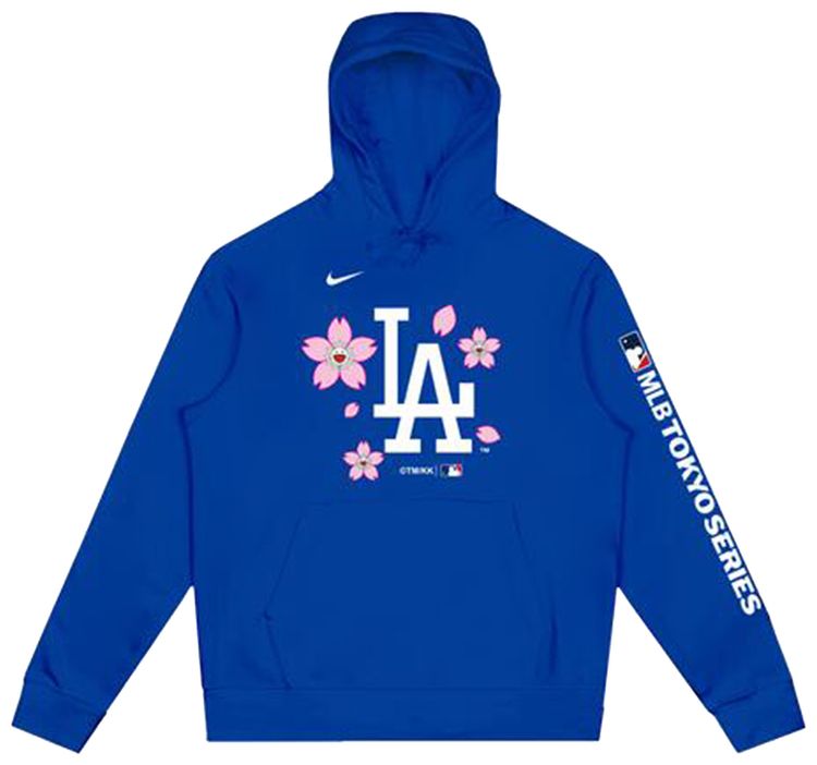 Nike x Takashi Murakami x MLB World Tour Tokyo Series 2025 Dodgers Hoodie Blue