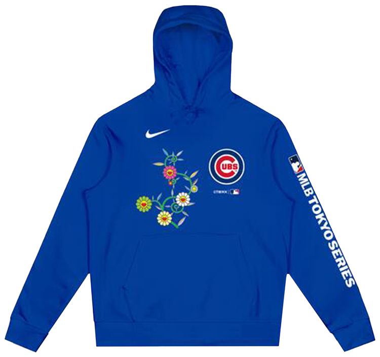 Nike x Takashi Murakami x MLB World Tour Tokyo Series 2025 Cubs Hoodie Blue