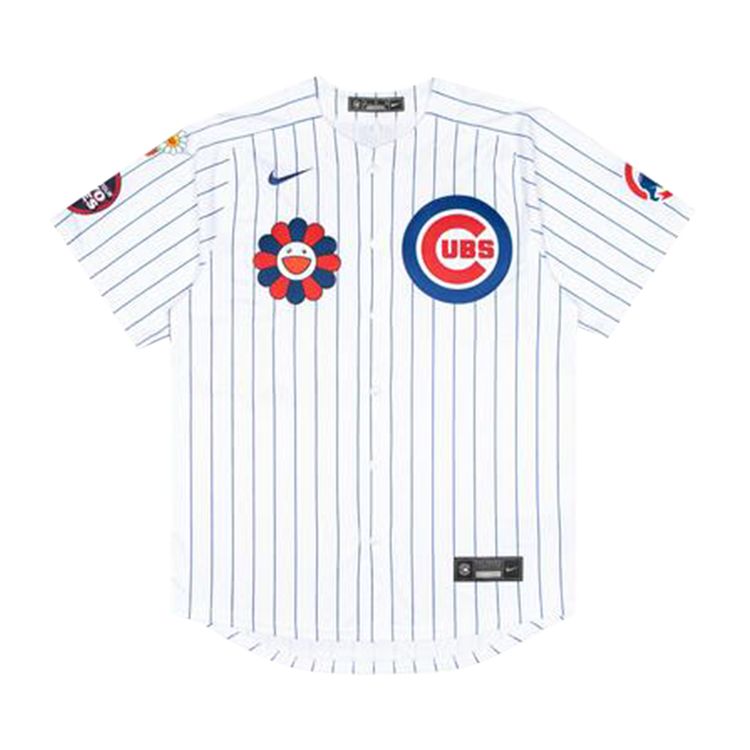 Nike x Takashi Murakami x MLB World Tour Tokyo Series 2025 Cubs Home Jersey White