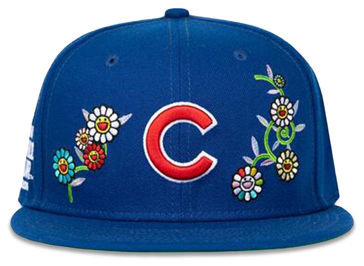 New Era x Takashi Murakami x MLB World Tour Tokyo Series 2025 New Era 9FIFTY Cubs Snapback Hat Blue