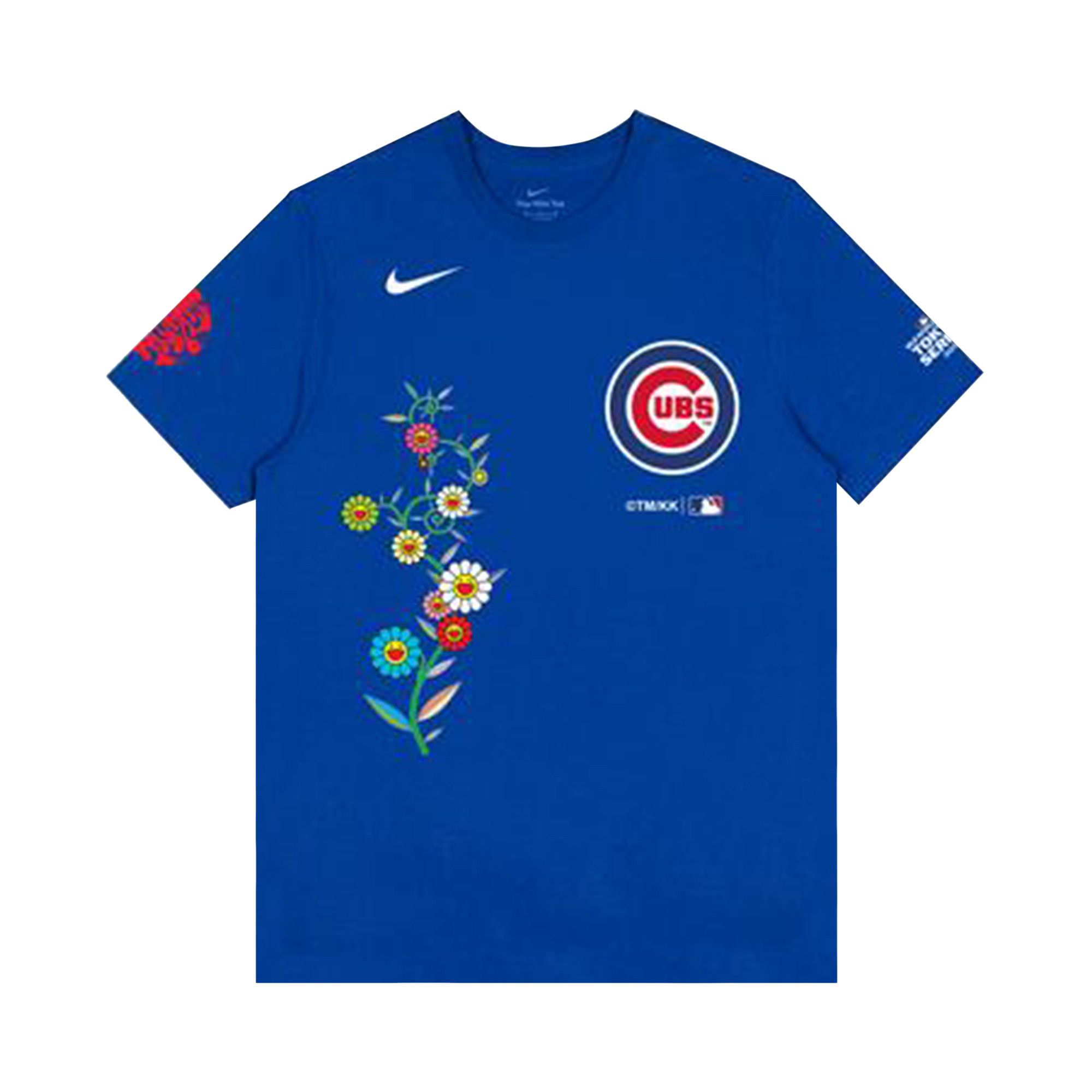 MLB x ナイキ 2025 ロングスリーブTシャツMLB カブス Mサイズ Nike-x-Takashi-Murakami-x-MLB-