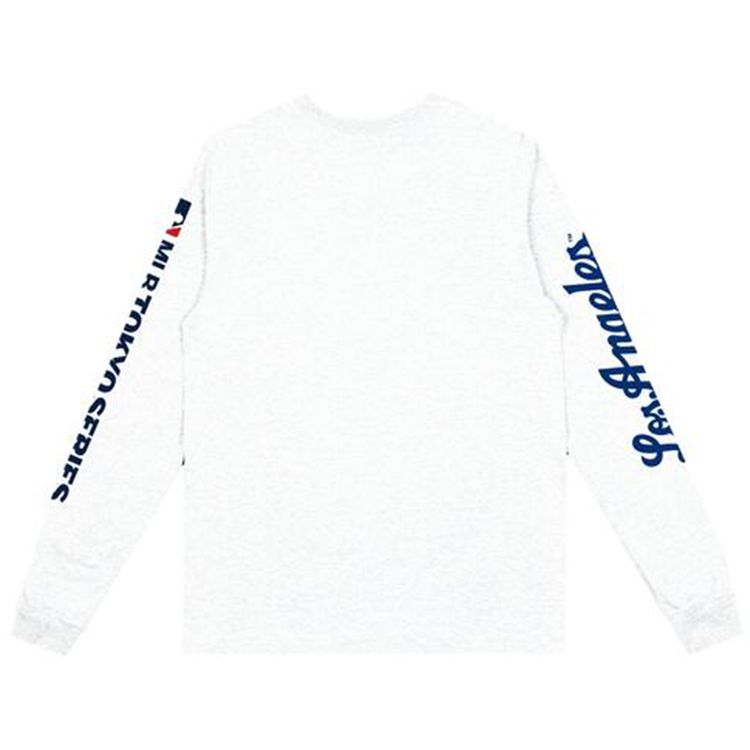 Nike x Takashi Murakami x MLB World Tour Tokyo Series 2025 Dodgers Long Sleeve Tee White