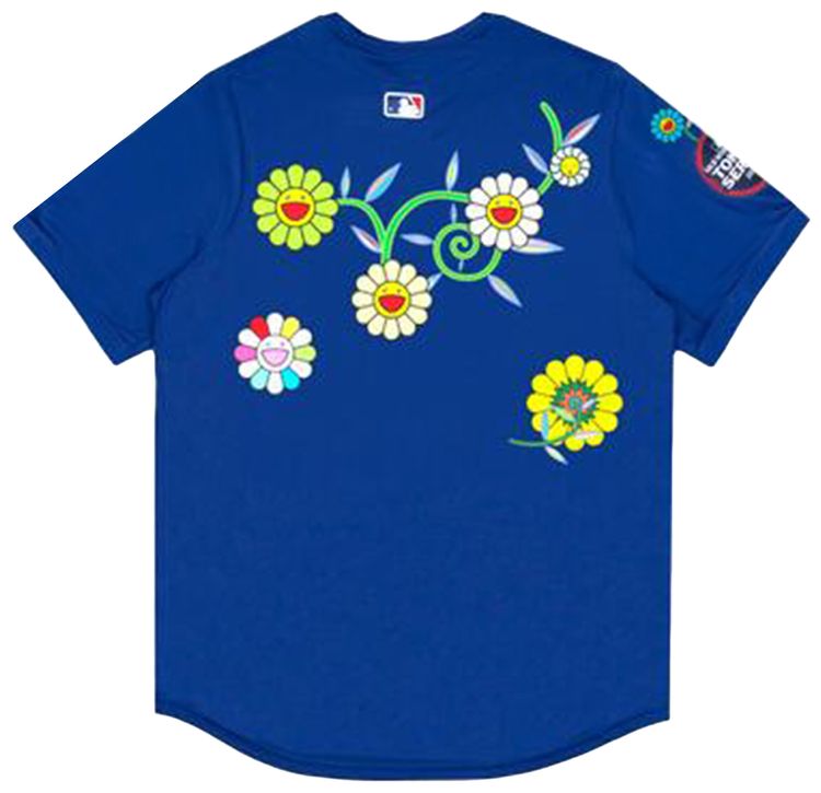 Nike x Takashi Murakami x MLB World Tour Tokyo Series 2025 Cubs Away Jersey Blue
