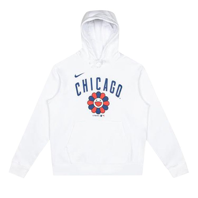 Nike x Takashi Murakami x MLB World Tour Tokyo Series 2025 Cubs Hoodie White