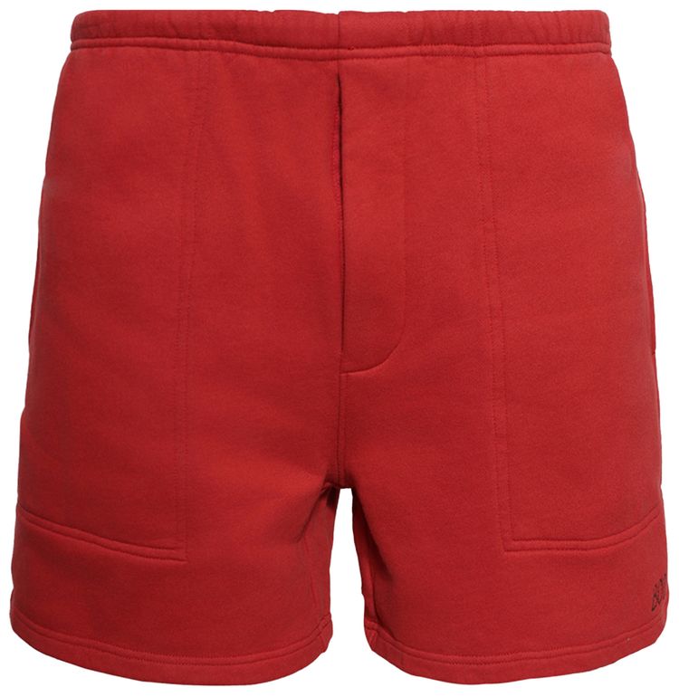 Bode Camper Sweatshorts Red