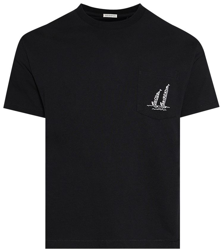 Bode Recreation Sails Pocket Tee Black