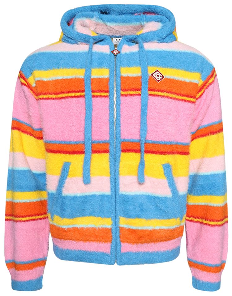 Casablanca Fluffy Oversized Hoodie MulticolorBlue