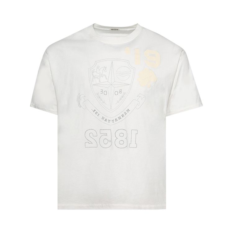 Bode Reversible Crest Tee Cream