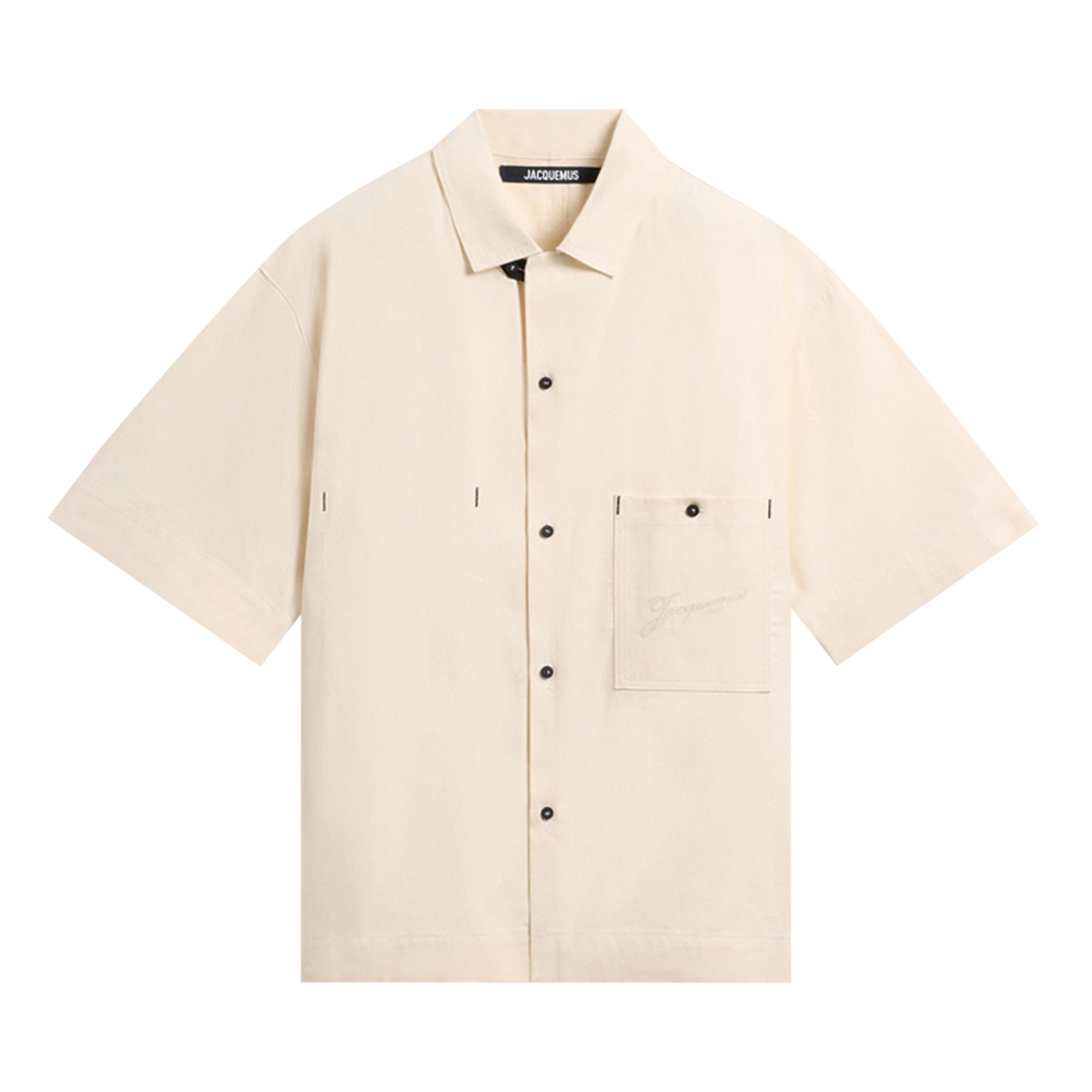 Tシャツ・カットソー JACQUEMUS LA CHEMISE DE-NIMES ALOE (25E255DE060 1516 110) Buy Jacquemus La Chemise De-Nimes Aloe 'Off White
