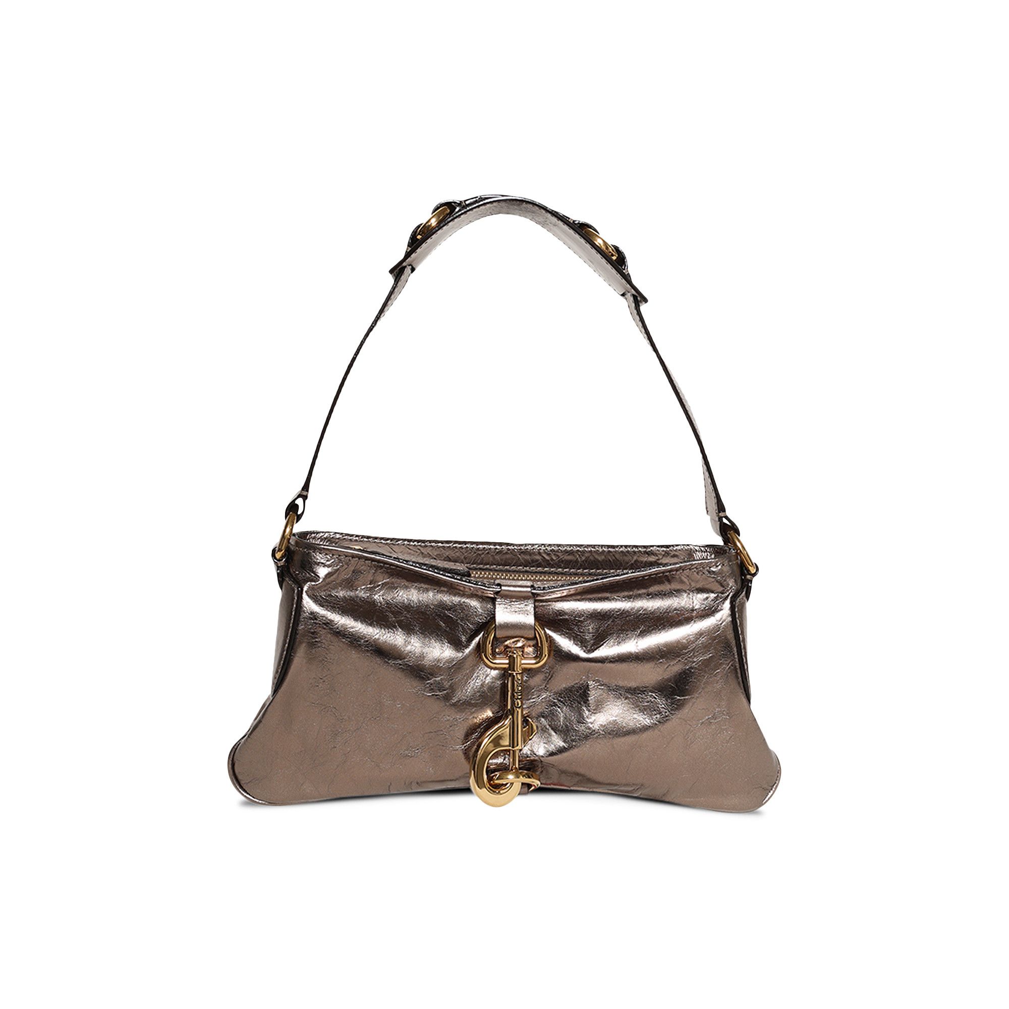 Buy Chloé Kerala 25 Shoulder Bag 'Shiny Grey' - CHC25SS743O54 074