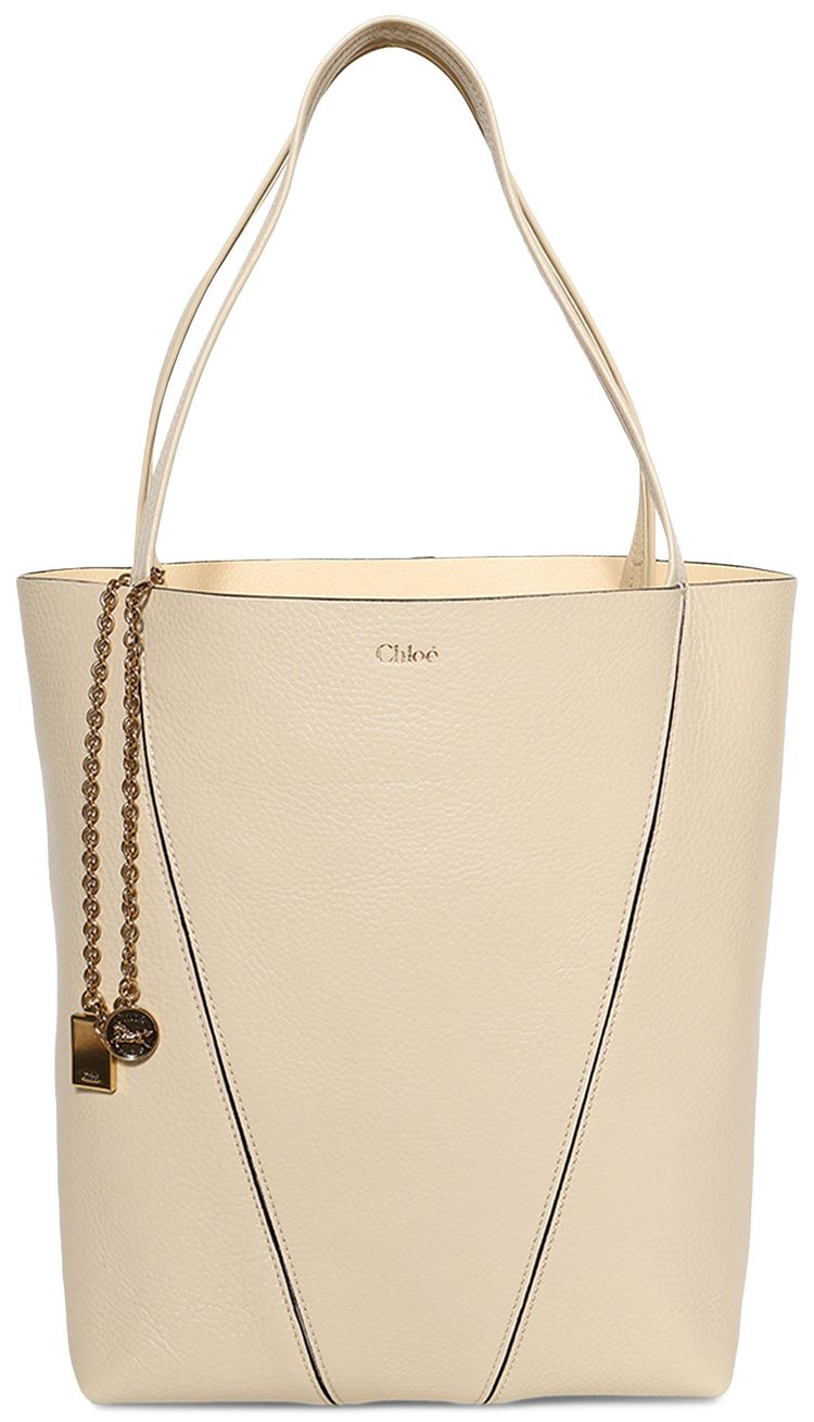 Chloe Spin Tote Bag Sweet Beige