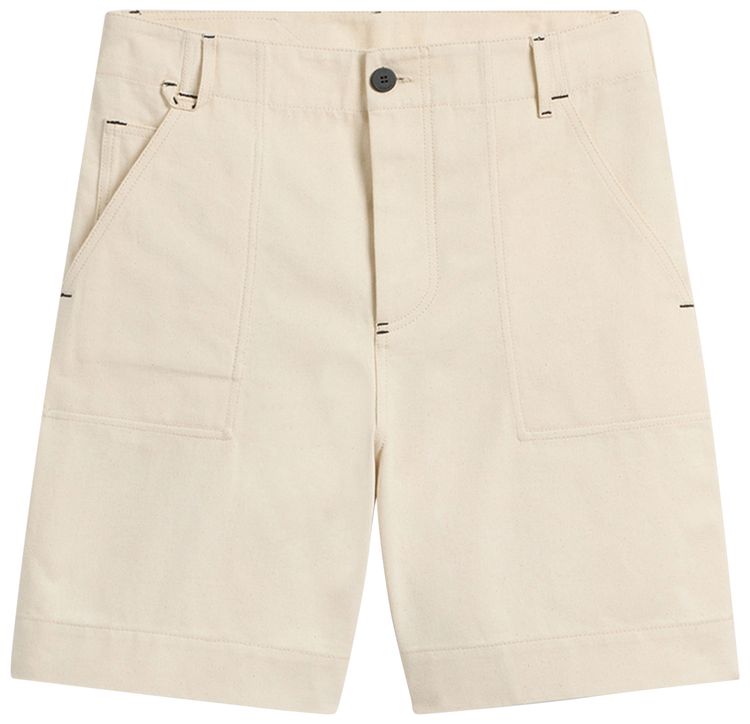 Jacquemus Le Short De Nimes Off White