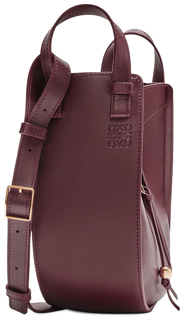 Loewe Hammock Slice Bag Dark Burgundy