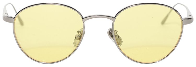 Loewe Groove Round Sunglasses Shiny Light RutheniumRoviex