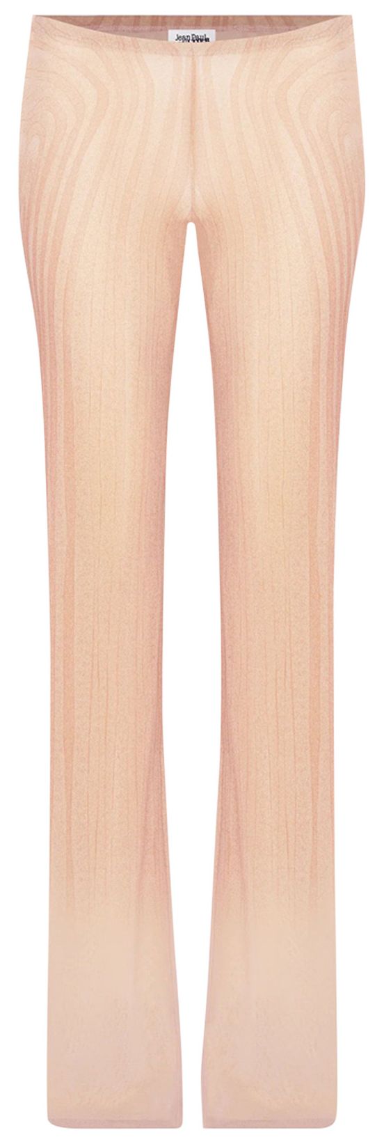Jean Paul Gaultier Spiral Printed Mesh Trouser Pale PinkDusty Pink