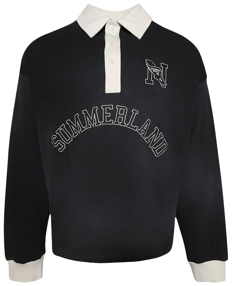 Nahmias Long Sleeve Polo Black