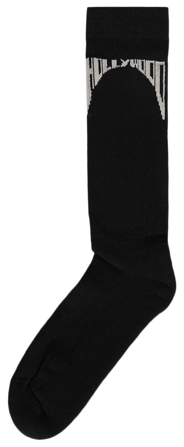 Rick Owens DRKSHDW Hollywood Knee High Socks BlackPearl