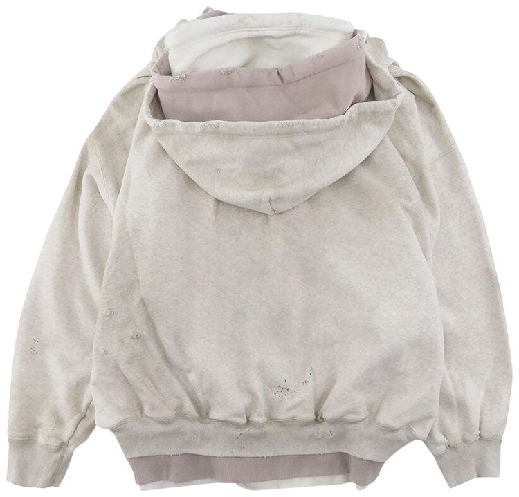 Maison Mihara Yasuhiro Triple Layered Parka White